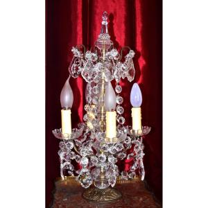 Louis XV Style Girandole With Four Light Arms, Tassels And Cups 