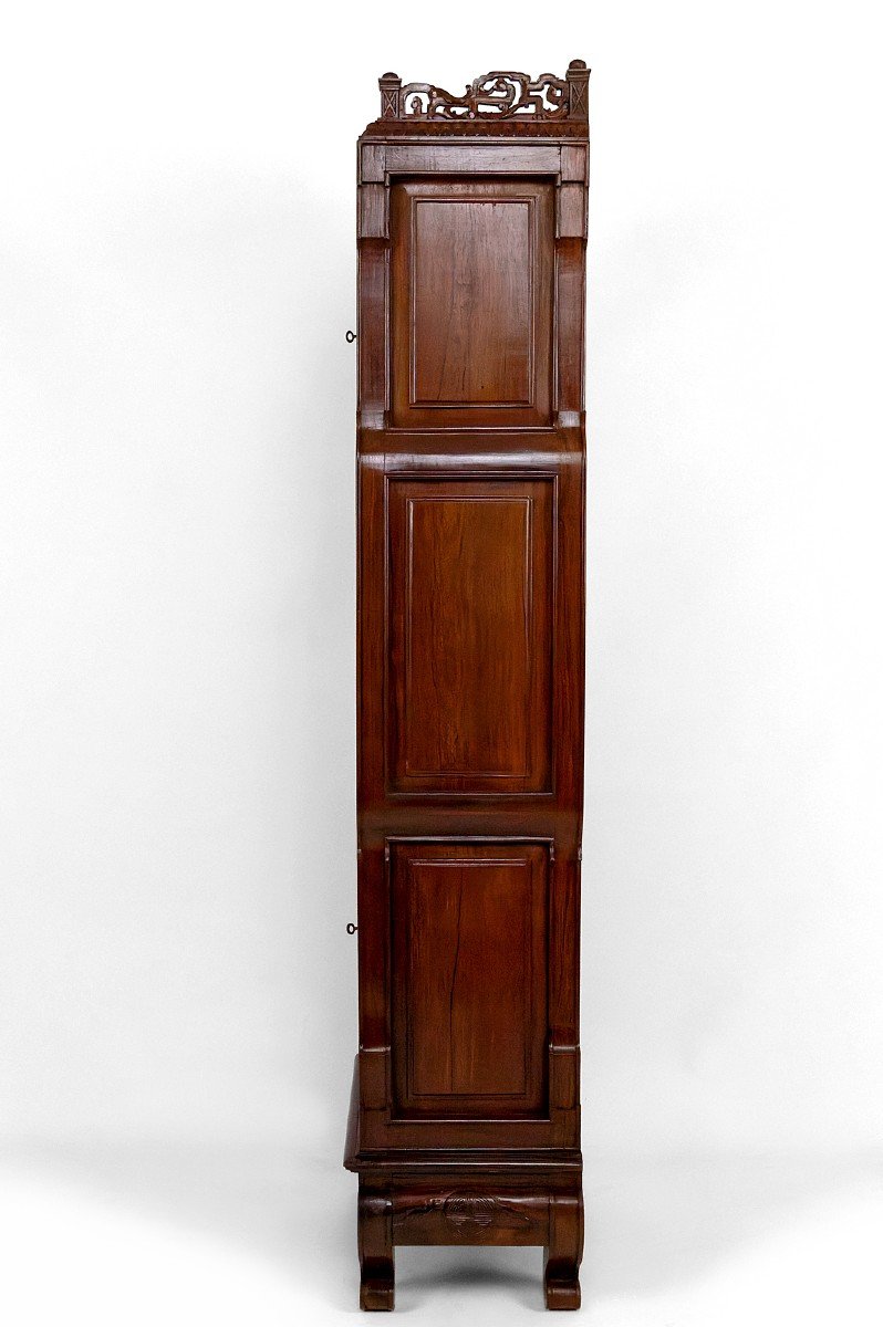 Cabinet Asiatique Aux Chauves-souris, Vietnam Ou Chine Du Sud, Circa 1880-photo-4