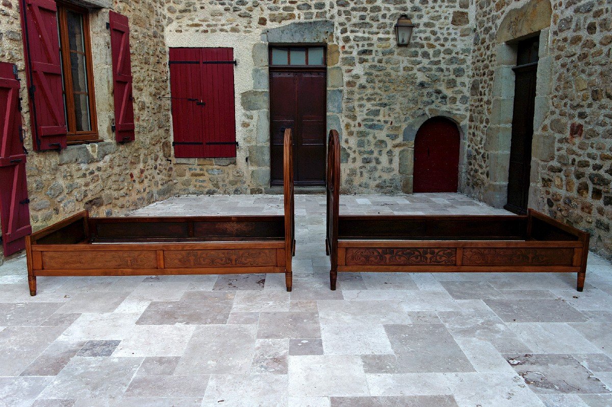 Pair Of Bentwood Beds By Thonet, Circa 1900-photo-7