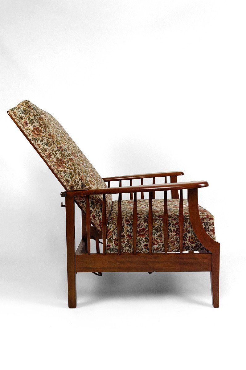 Fauteuil Morris, Arts & Crafts, Royaume-uni, Circa 1900-photo-3