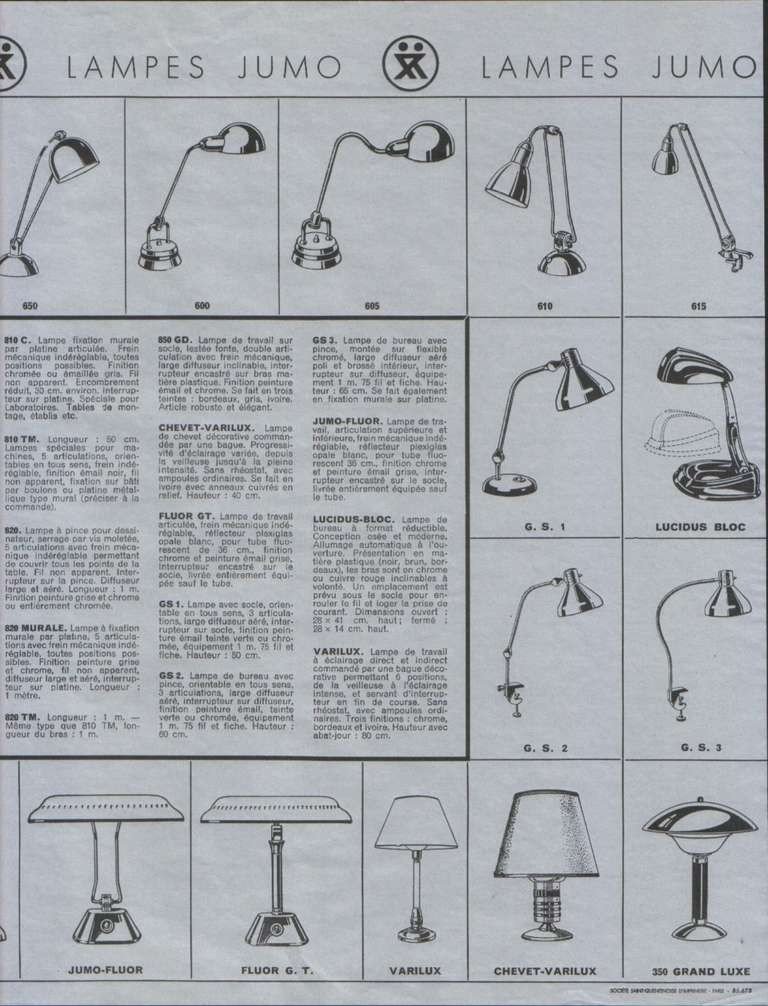 Lampe Jumo Gs1, Design Industriel, France, Circa 1950-photo-4