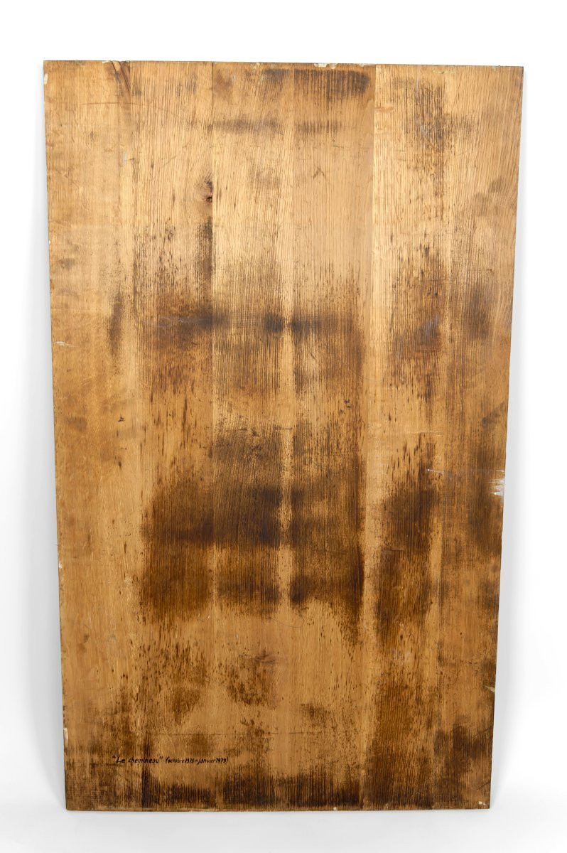 Woodcut Plate / Matrix, "le Chemineau", France, 1978-photo-6