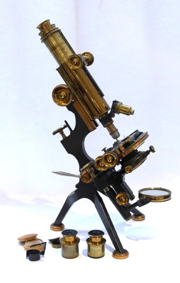 “henri Van Heurck” Microscope From The Golub Collection-photo-3