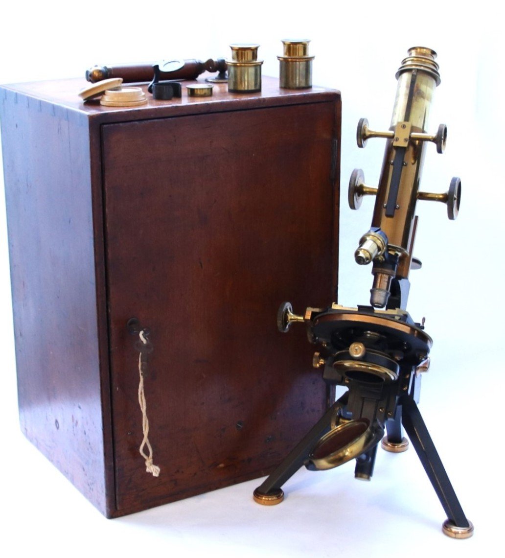 “henri Van Heurck” Microscope From The Golub Collection
