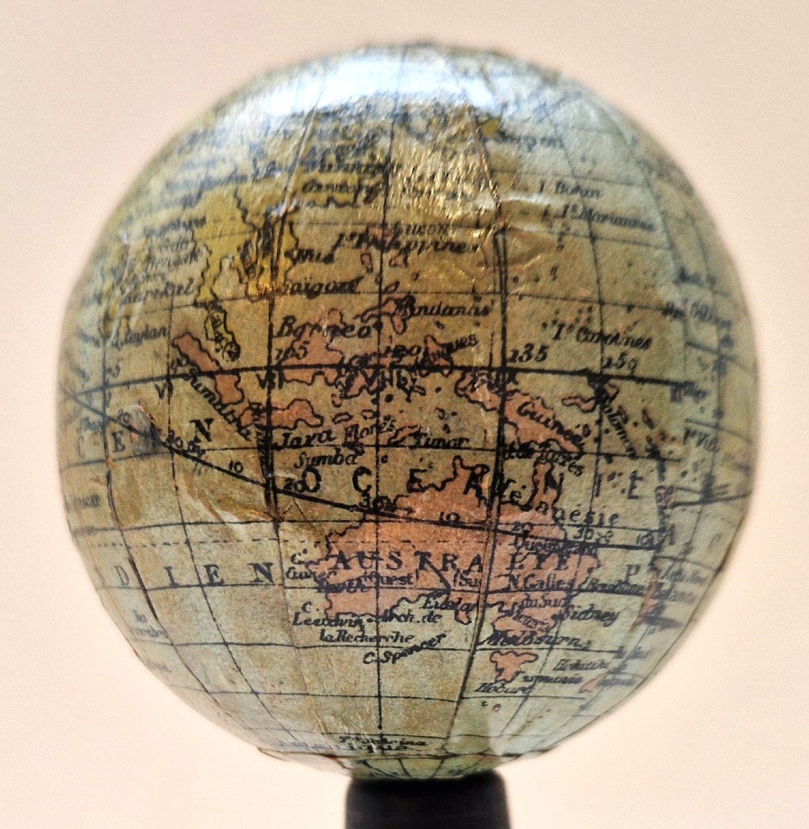 Petit Globe De 6cm De Diamètre, France, Vers 1910-photo-4
