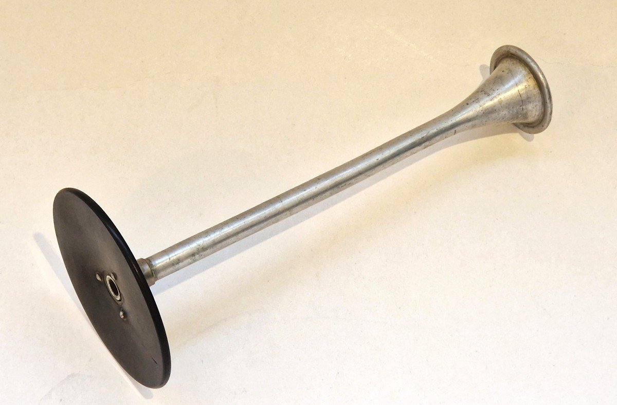 Aluminum And Ebonite Stethoscope, Circa 1920-photo-2