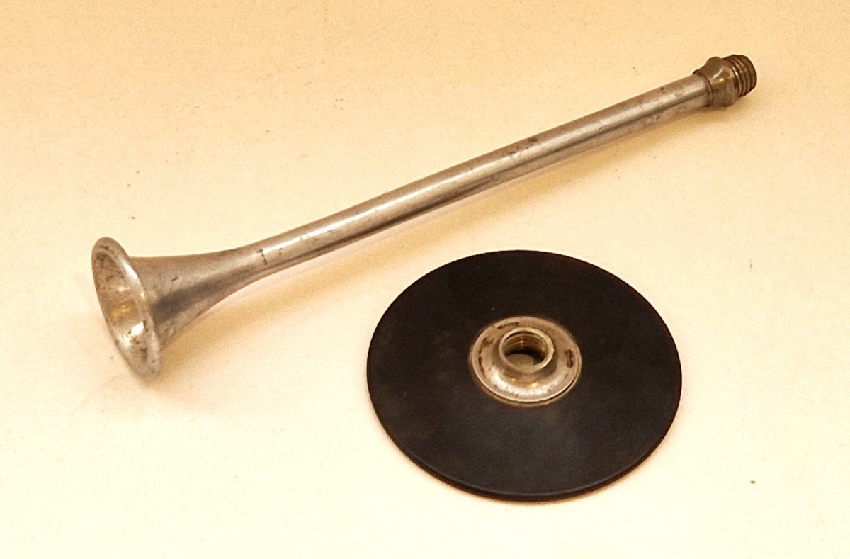 Aluminum And Ebonite Stethoscope, Circa 1920-photo-1