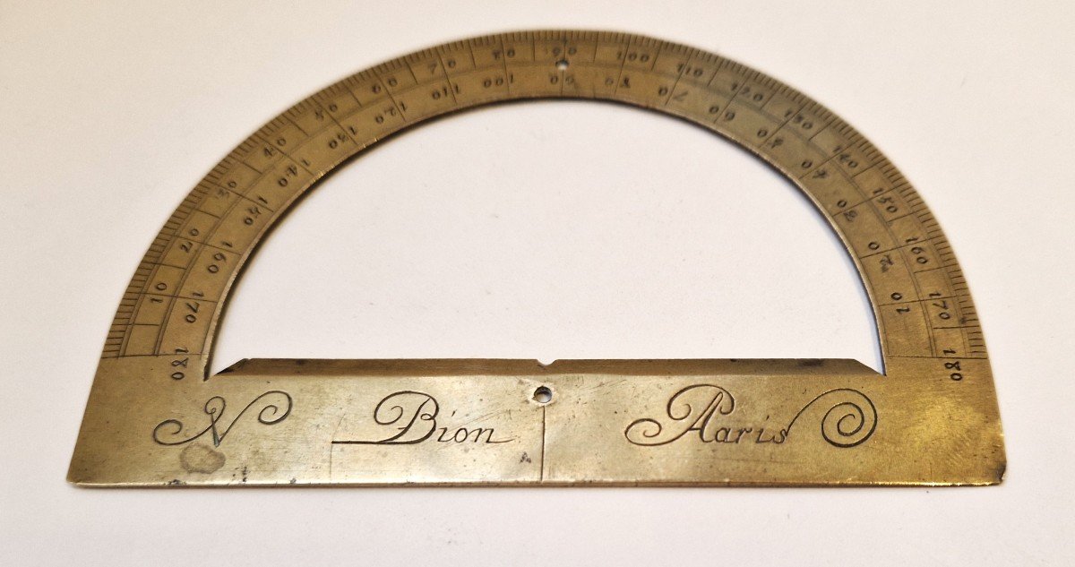 Bion - Brass Protractor - C. 1700-photo-2