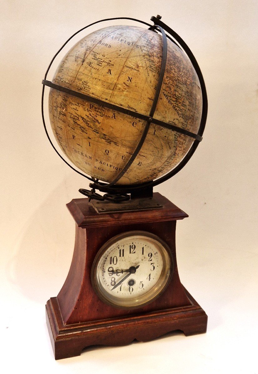 Globe Horloge, France, Vers 1908