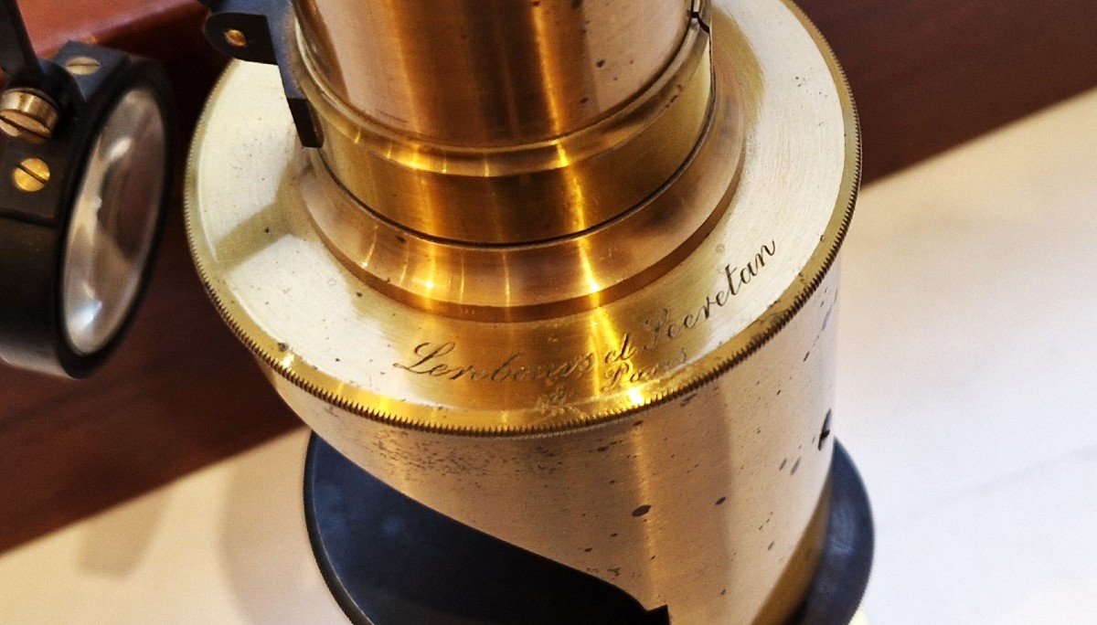 Lerebours Simplified Achromatic Microscope C. 1850-photo-3