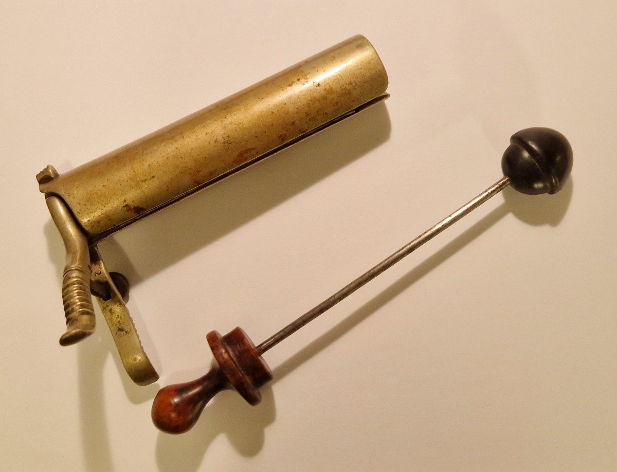 Speculum à Trois Valves Par Capron, Circa 1840-photo-1