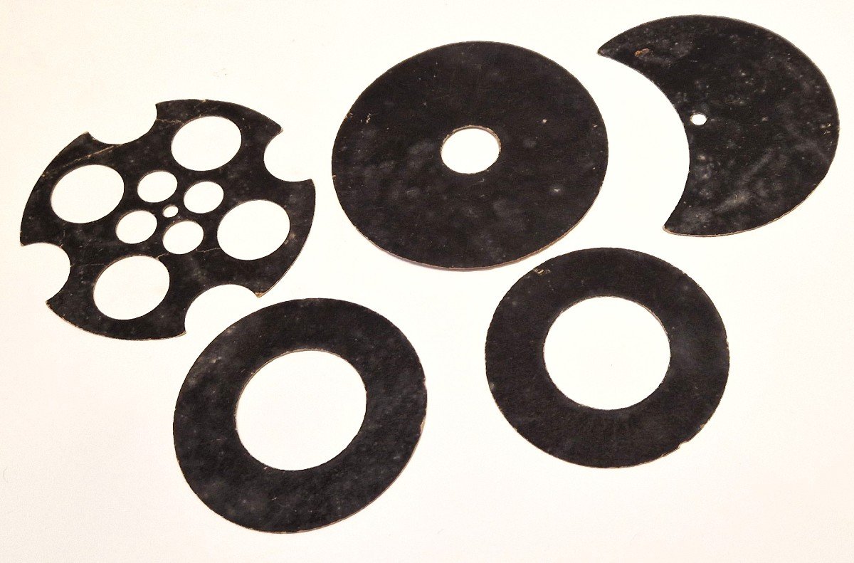 Cercles Pour Toupie De Péan, Circa 1873-photo-2