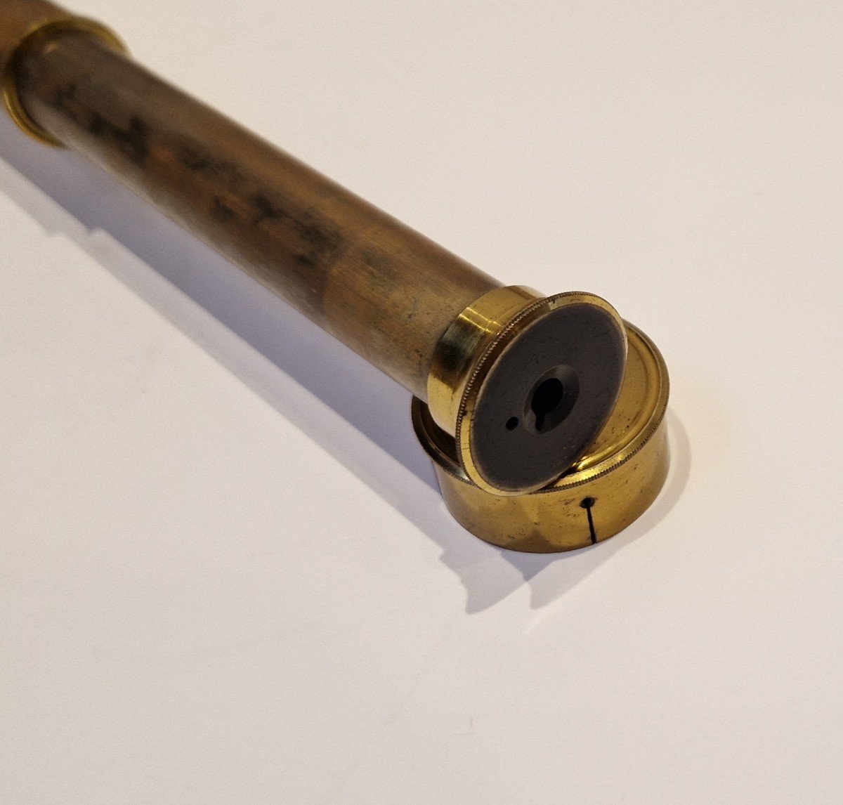 Mahogany And Brass Telescope, Circa 1880-photo-4