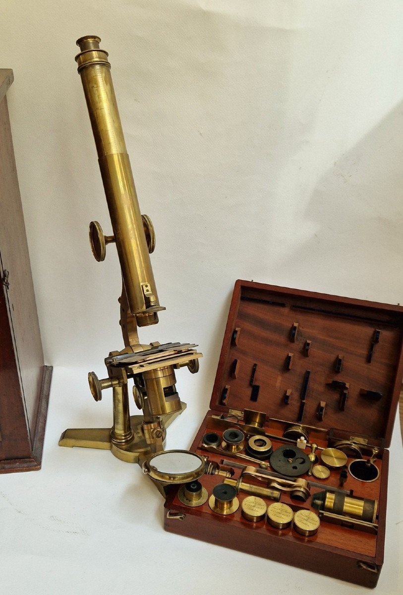 Large Smith & Beck Microscope, Circa 1859