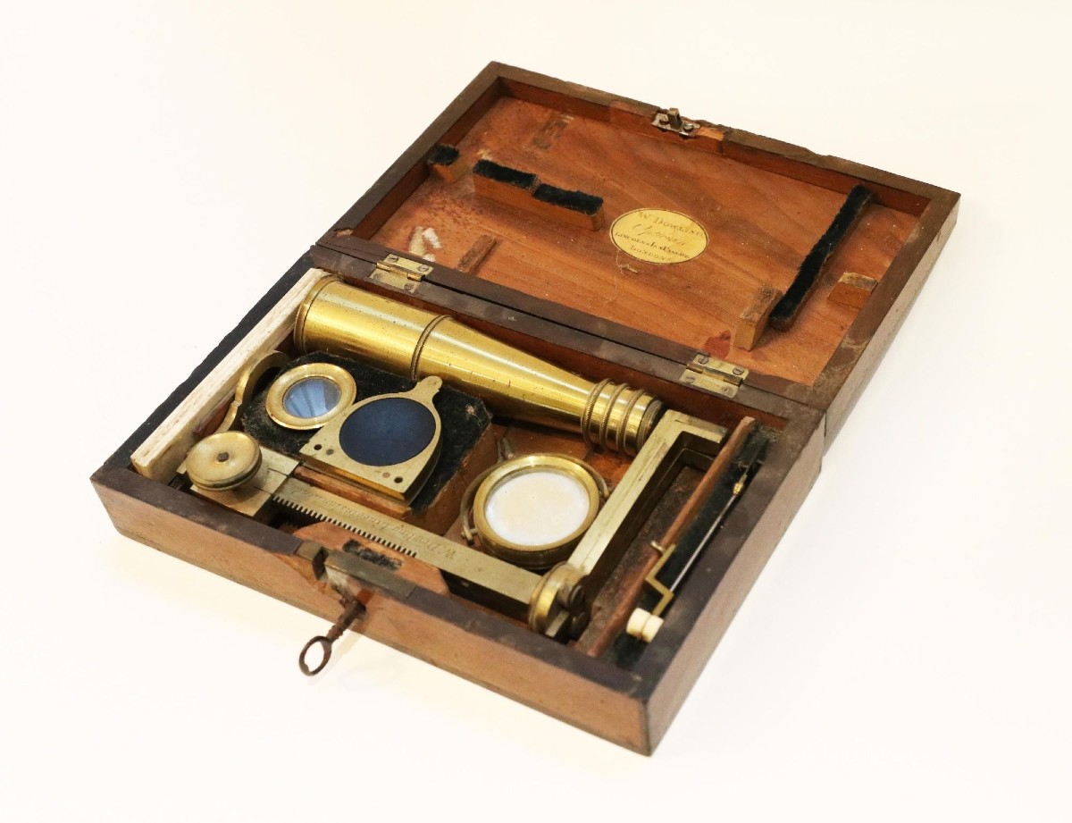 Dowling - Microscope De Voyage, Circa 1825-photo-1