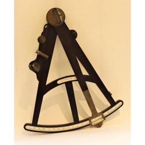 Large Octant In Ebony And Ivory - England - 1785