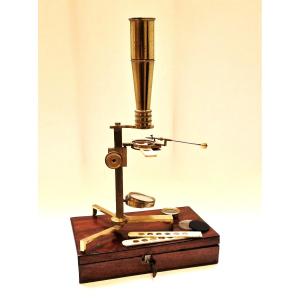 Dowling - Microscope De Voyage, Circa 1825