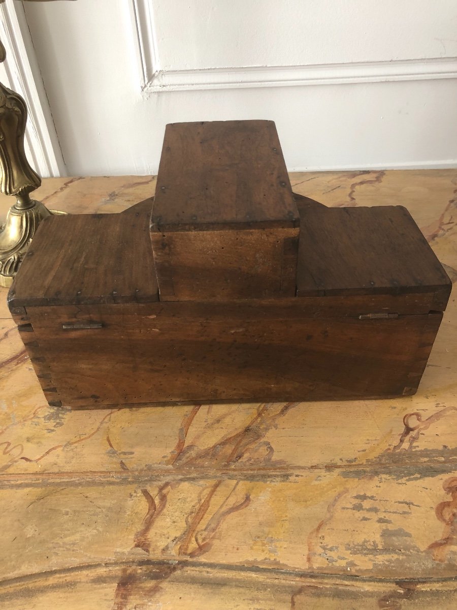 18th Century Marine Scientific Instrument Box-photo-3