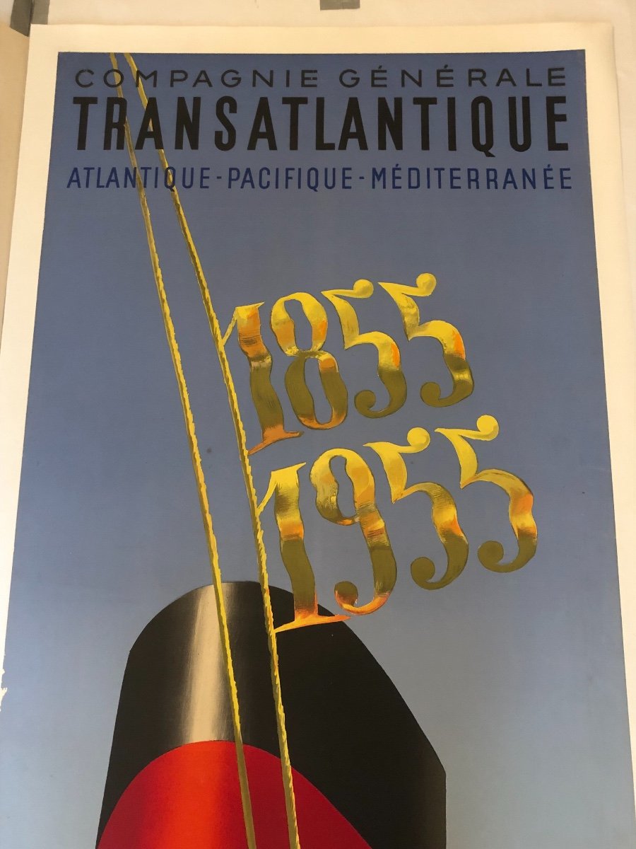 Poster Compagnie Transatlantique Collin Paul-photo-2