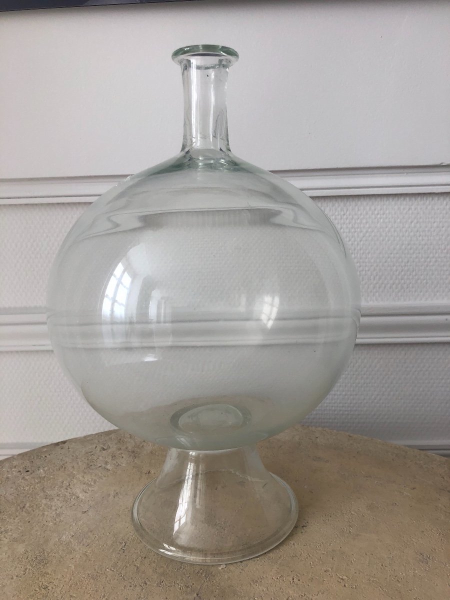 Glass Lace Magnifying Lamp 18th-photo-2