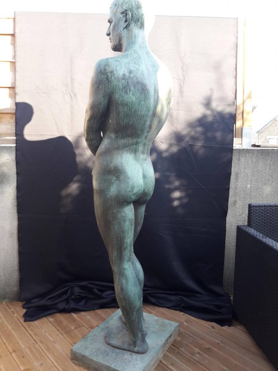 Important Sculpture Bronze De Bozzi 1892-photo-3