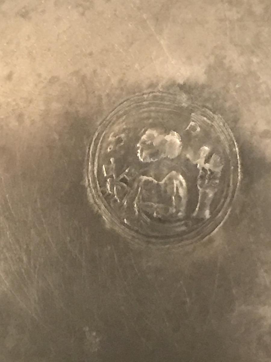 Plate Of Quest Of Saint Pierre In Pewter 18th-photo-3