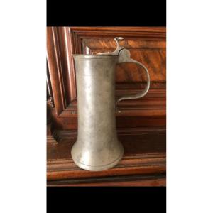 Pewter Pitcher 1618 Alsace 17th