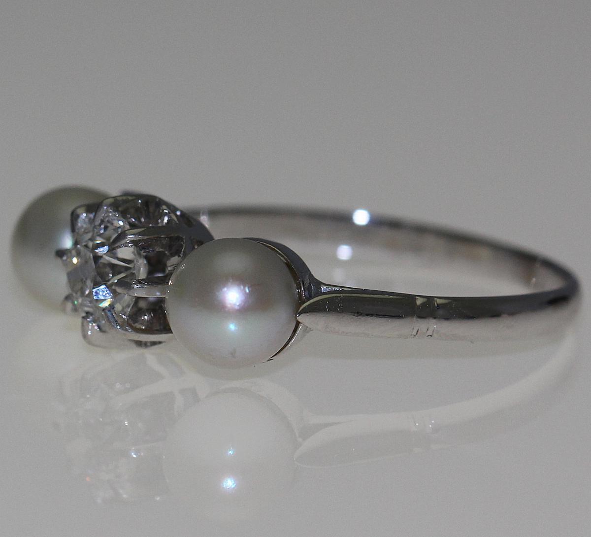 Beads And Diamond Ring.-photo-2