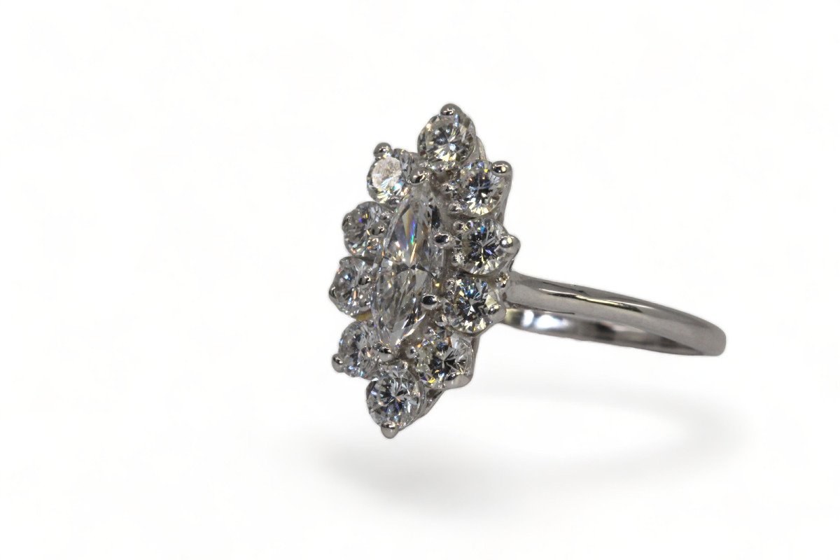 Diamond Navette Ring-photo-2