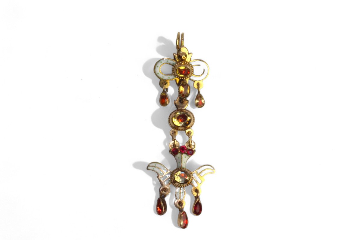 Pendentif Croix Saint Esprit 1900