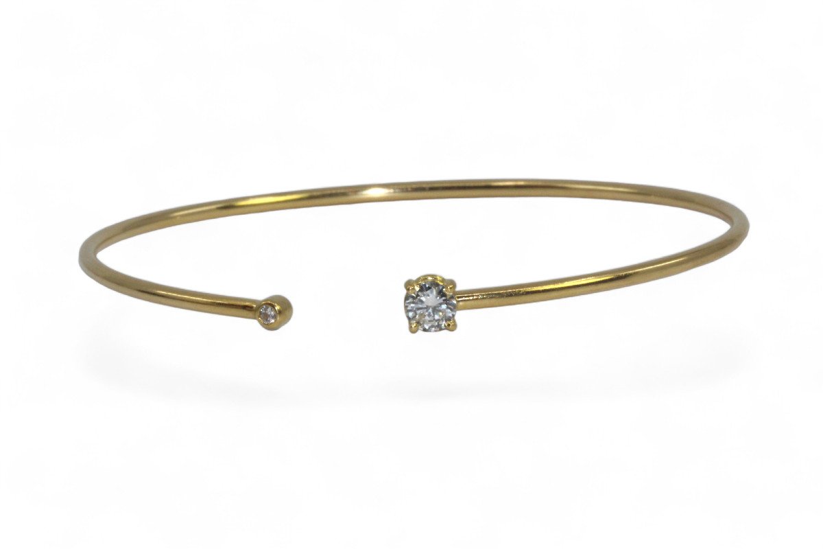 Lepage Diamond Bangle Bracelet 