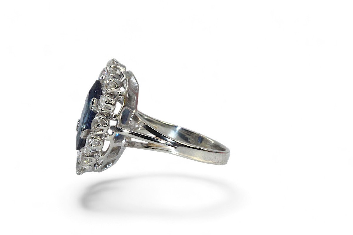 Sapphire And Diamond Ring-photo-1