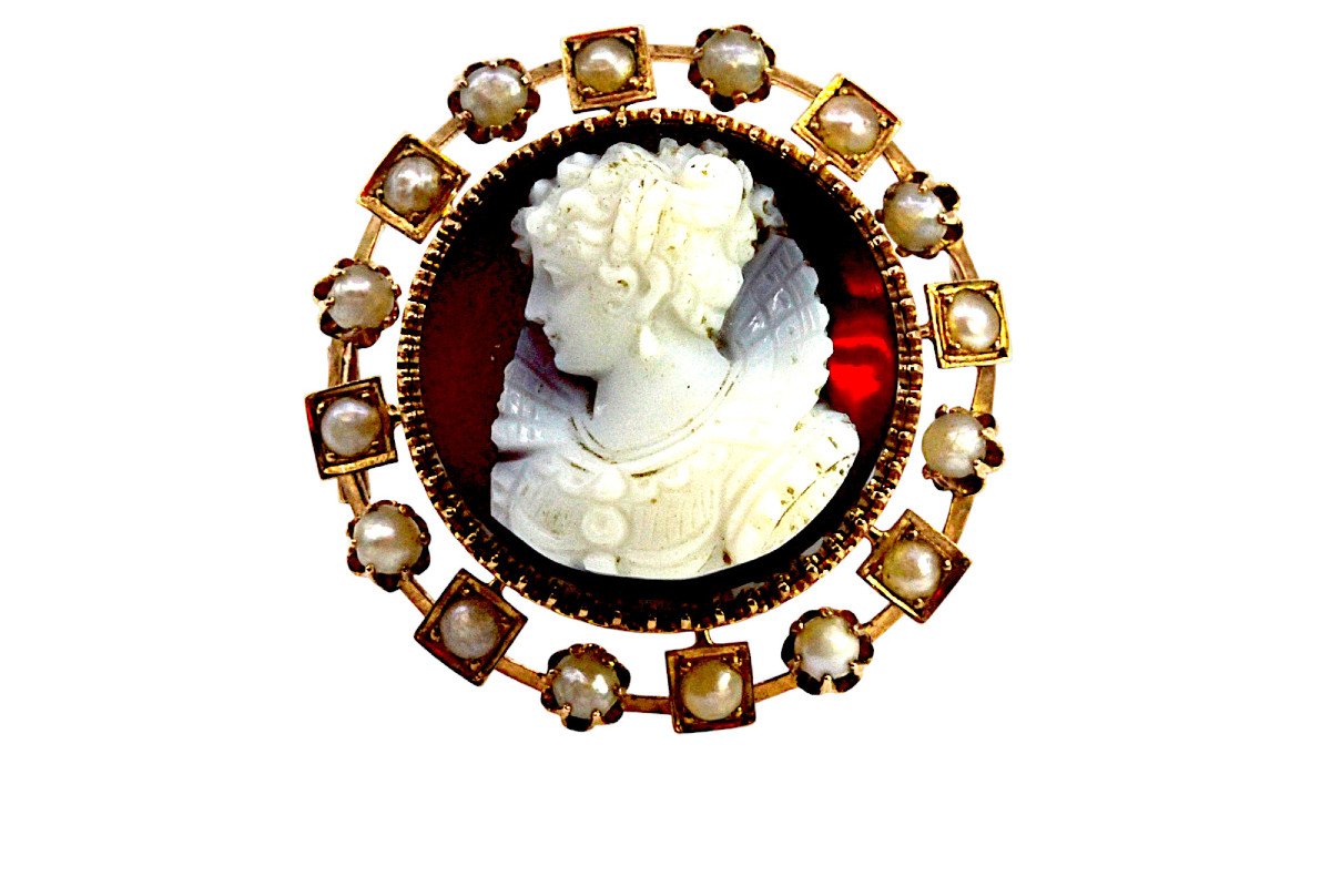 Cameo On Carnelian 1880