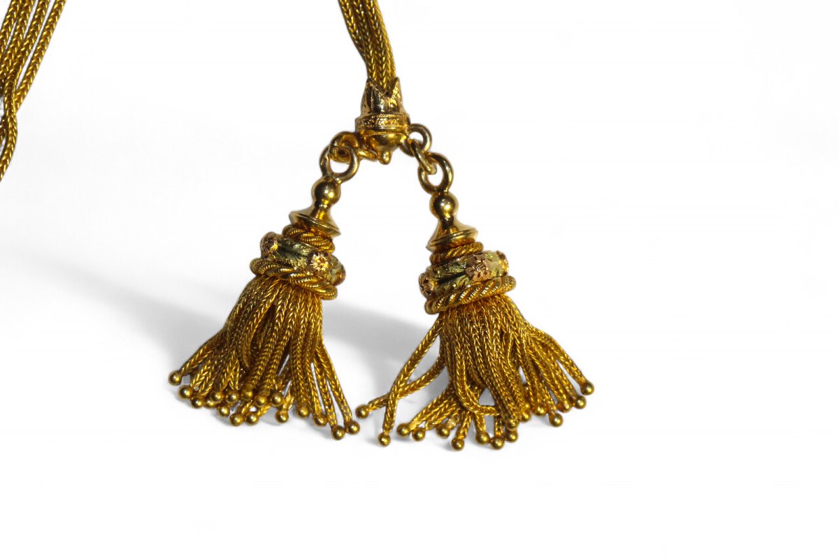 18th Century Yellow Gold Vest -photo-3