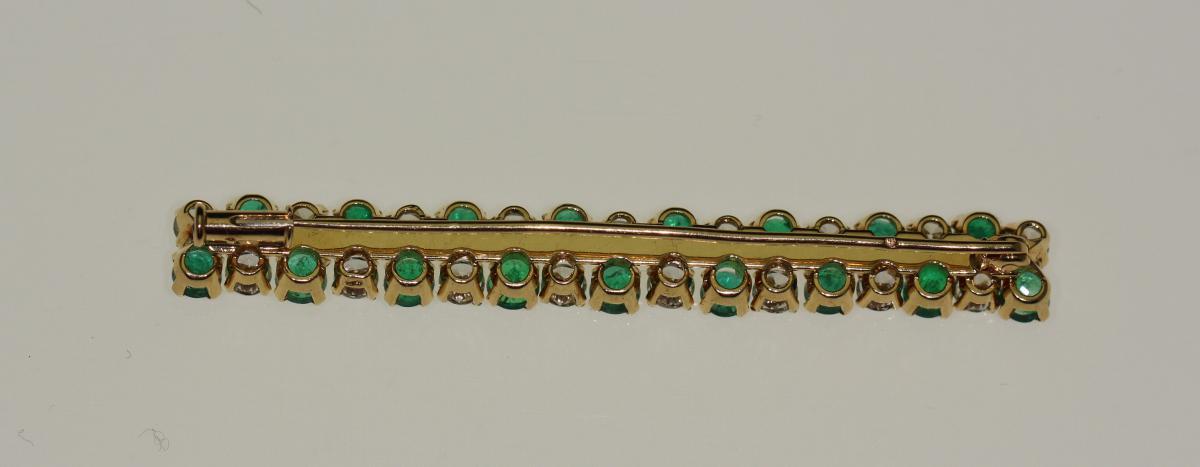 Barette Emeralds And Diamonds-photo-2