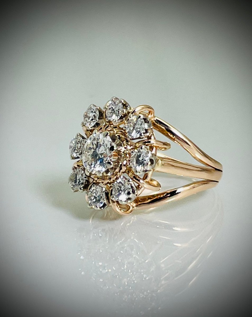 Diamond Daisy Ring-photo-2