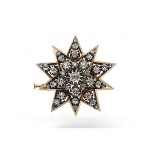 Napoleon III Diamond Brooch