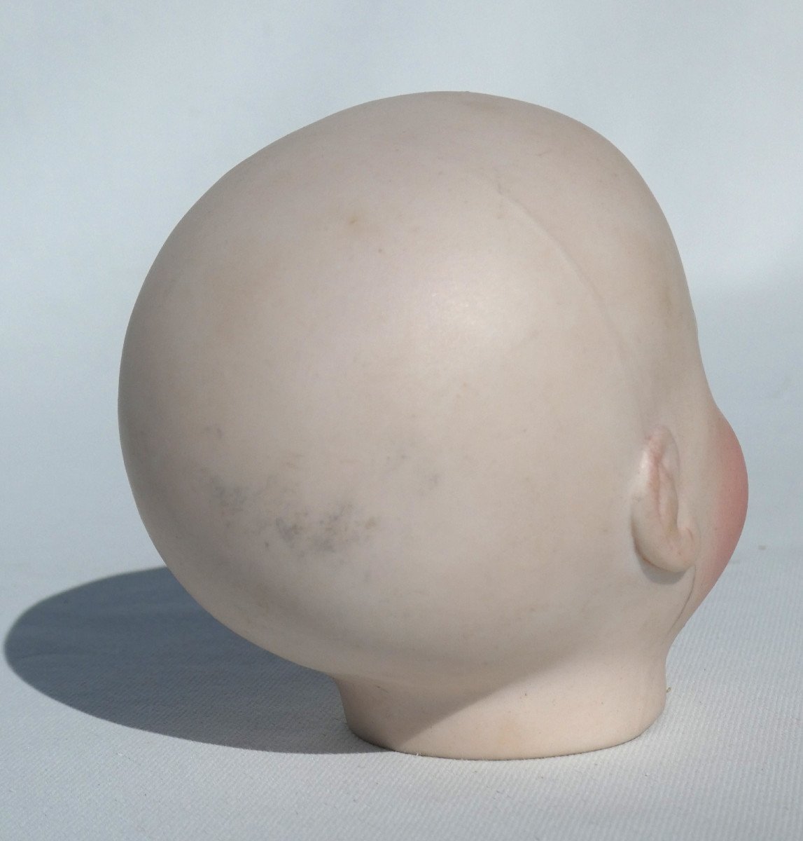 Head Of A Wriggling Baby, Steiner Doll, 19th Century Period, Open Mouth, Bisque-photo-4