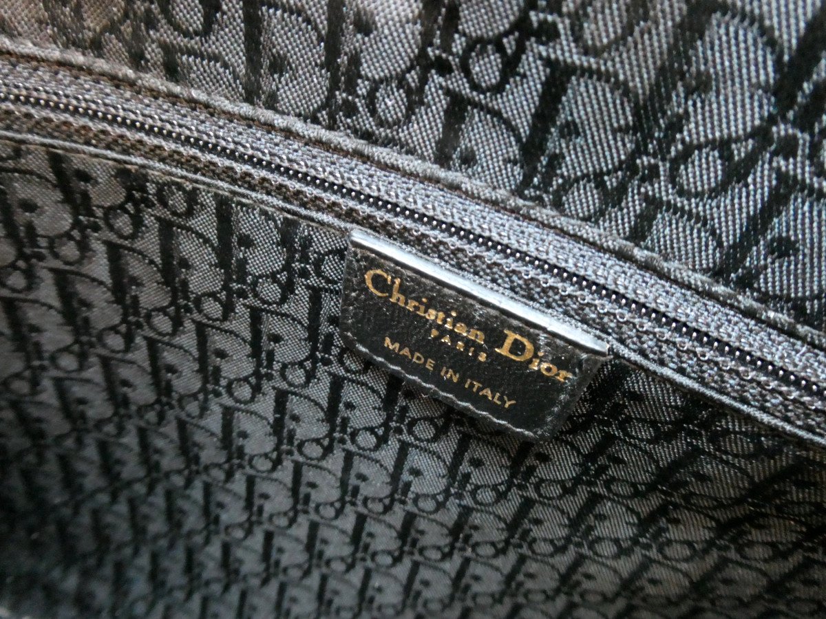 SAC à main en cuir matelassé lady dior , avec boite d'origine , christian dior-photo-2