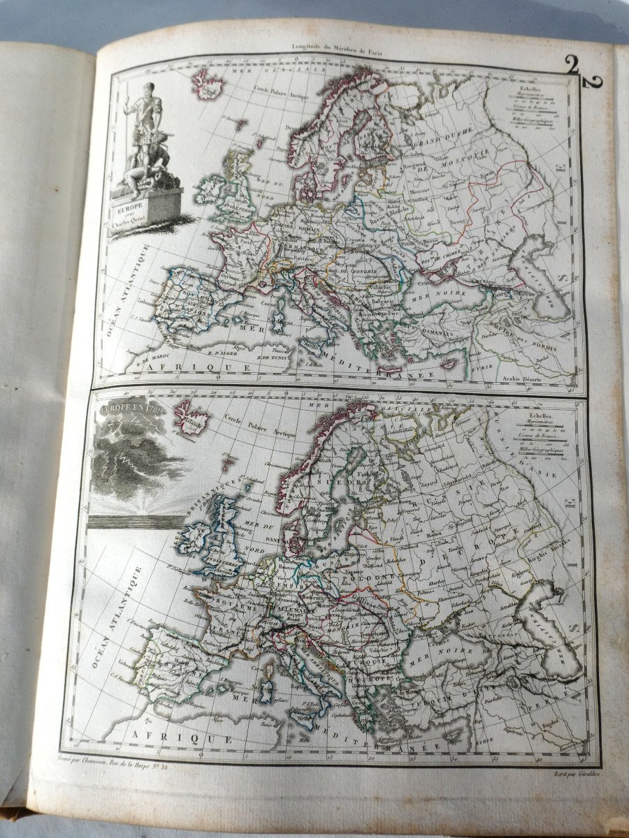 Supplementary Atlas Of The Precis Of Universal Geography, Malta Brun, Empire Period, Maps 