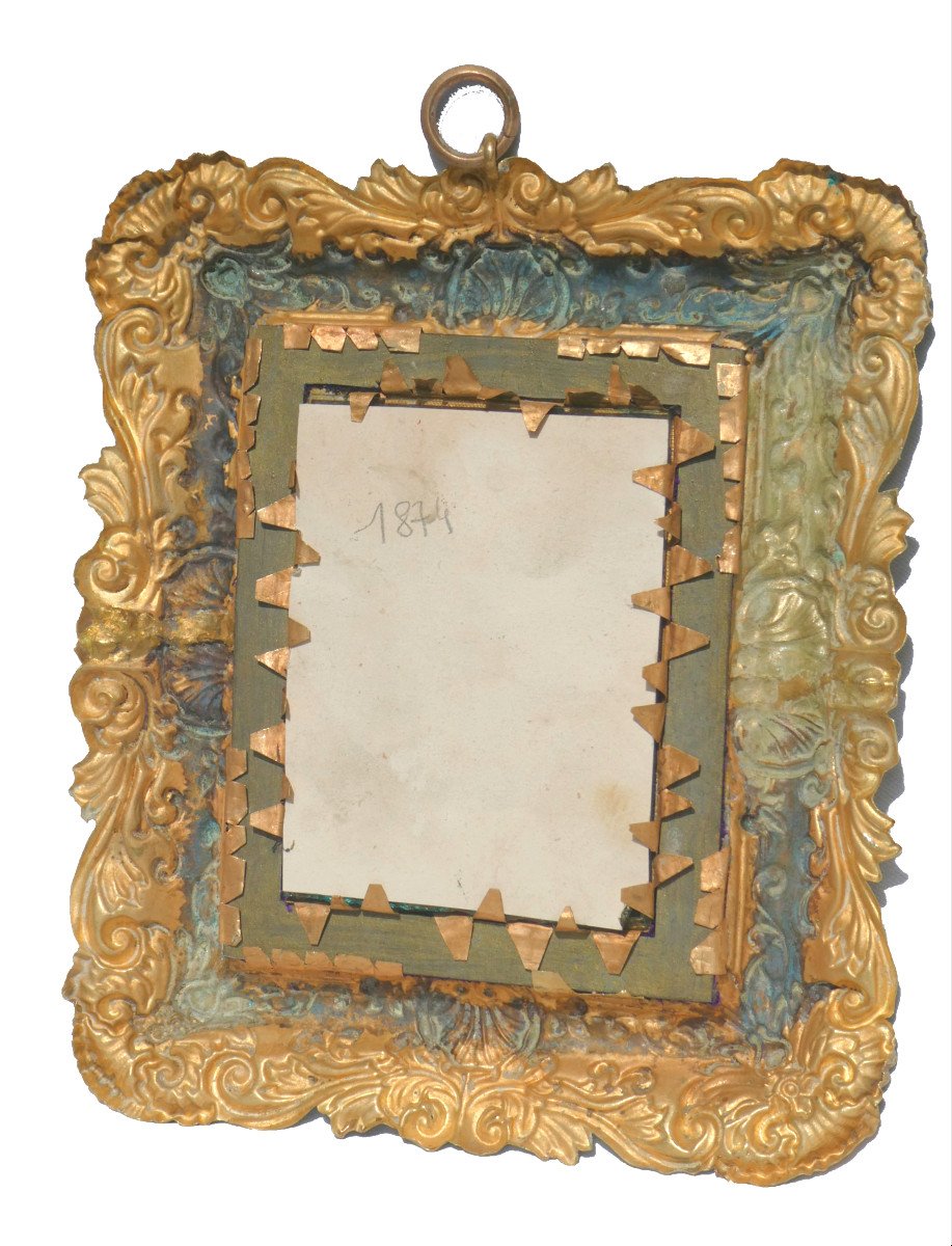 Napoleon III Period Framing, 19th Century Photo Frame, Pomponne, Second Empire Style -photo-1