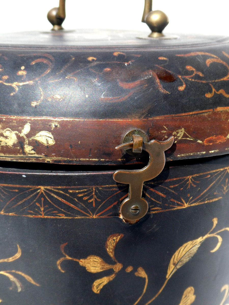 Japanese Lacquer Teapot Box, 18th Century Wooden Case, Asia / Japan, Tea Box-photo-1