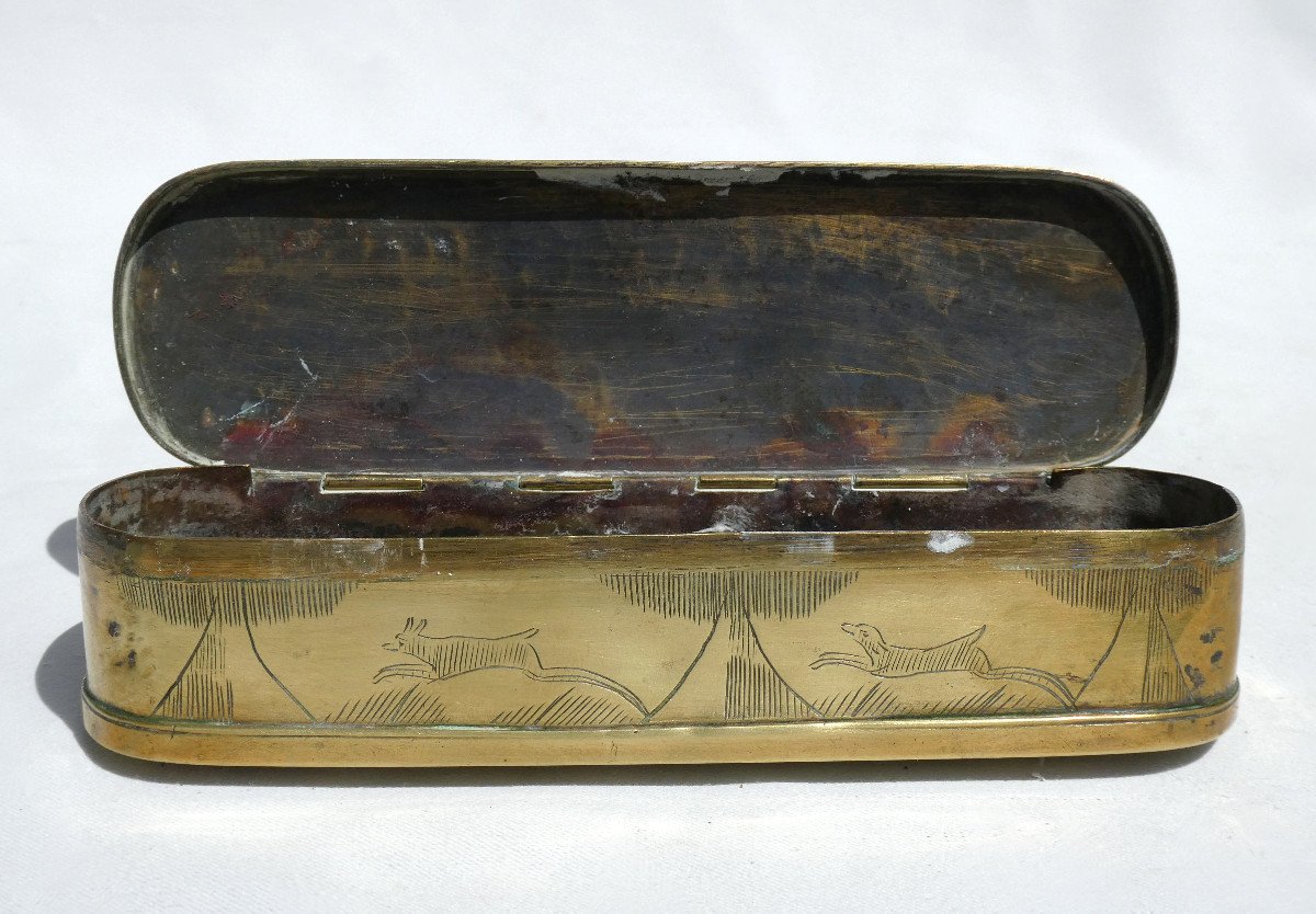 Large Tabatiere 18th Century Period, Dutch Box, Goddess Mythology Europe Tobacco 1700-photo-3