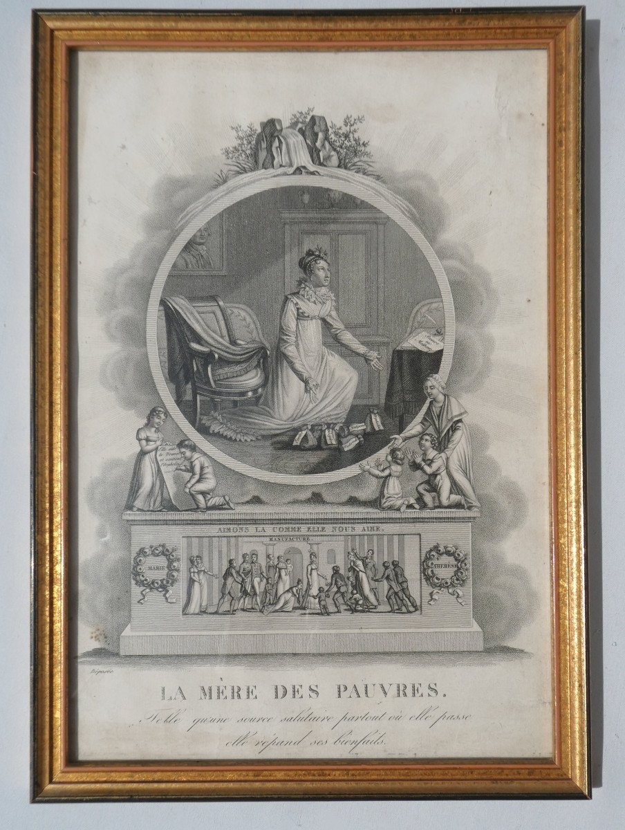 Engraving Charles X Period, Duchess Of Angouleme 19th Century, Madame Royale Daughter Of Louis XVI 