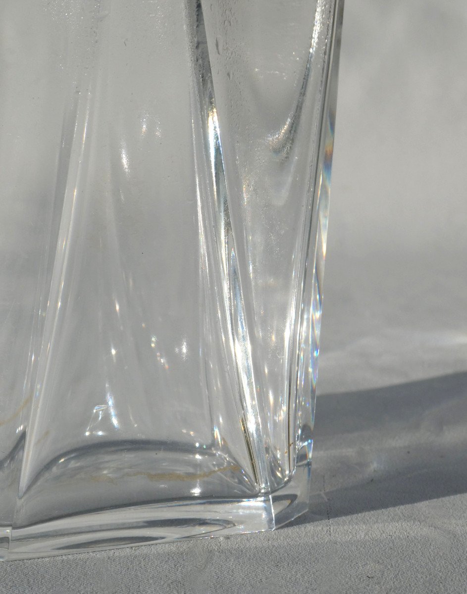 Carafe En Cristal De Baccarat , Style Art Deco , Cognac , Modernist -photo-3