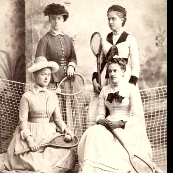 1880s Tennis Outfit, 19th Century Sports Costume, Gymnastics Dress-photo-1