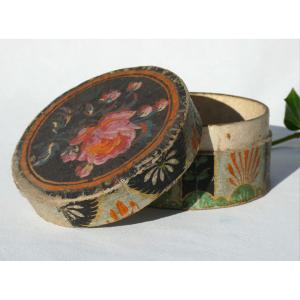 Candy Box / Pralines In Cardboard & Wallpaper Period 1820-1830, Box, 19th Century Chocolates