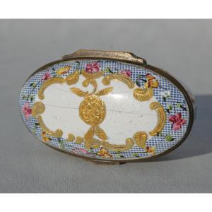 Enamel Fly Box From Bilston / Battersea, 18th Century Period, Louis XVI, Tabatiere