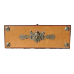 Art Nouveau Glove Box, Return From Egypt Style, Jewelry Box, 1900s 19th Century Case 