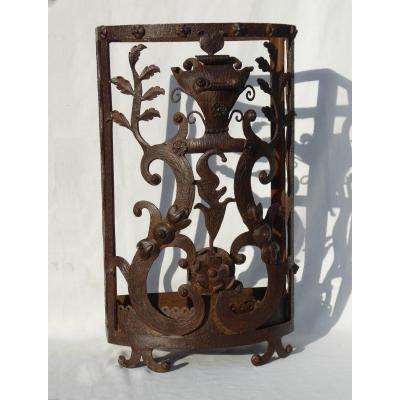 Wrought Iron Umbrella Holder Art Deco Style 1920 Dlg Edgar Brandt Umbrellas Cane Ironwork